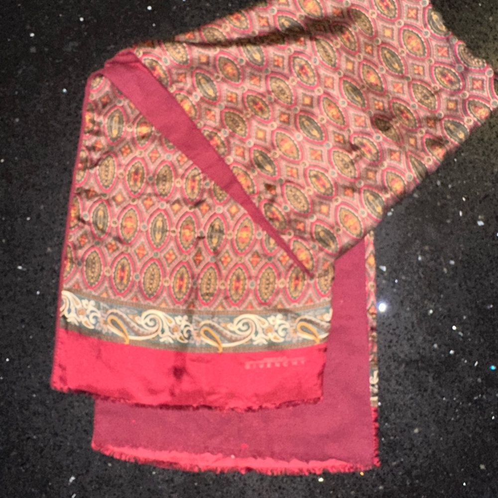 Givenchy Paisley Silk and Wool Scarf